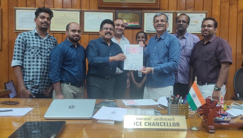 MoA signing with MG University for Research Incubation Pprgram